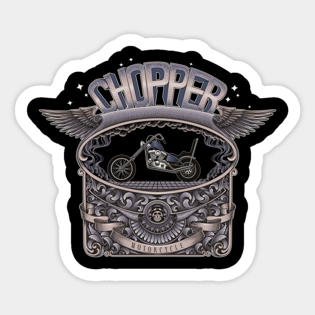 Chopper Sticker by jimmy's